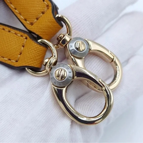 Henri Bendel Leather Hand Tote Shoulder Bag Bijou Camel With Crossbody Strap - Picture 14 of 15